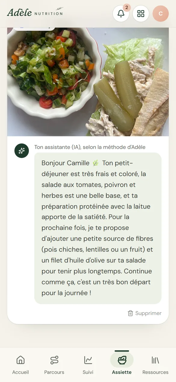 Ton assiette