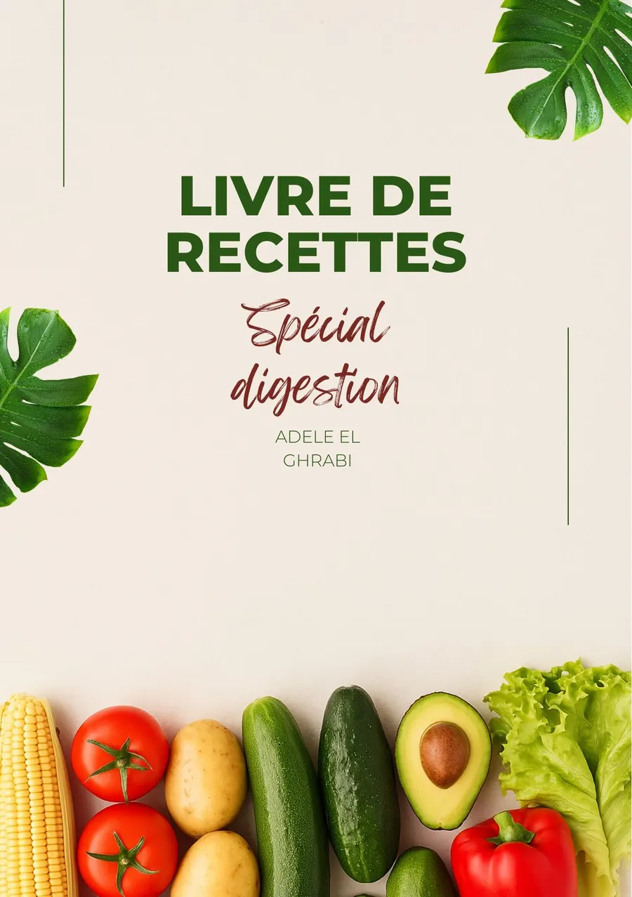 Couverture de l'ebook Livre de recettes spécial digestion